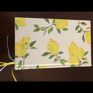 Kate Spade Lemon Lined Hardback Notebook/Journal